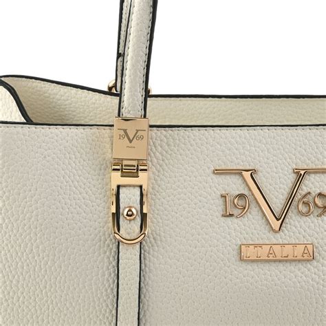 vintage versace 19v69 white handbag|19v69 italia collection.